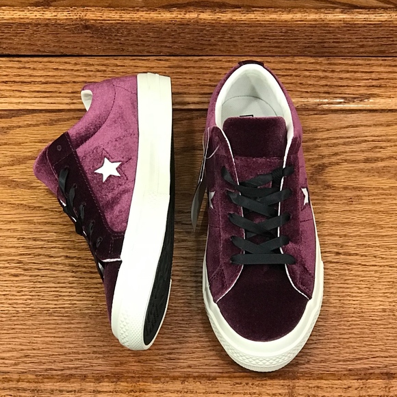 🎁 Converse One Star Ox Dark Sangria Shoes - Picture 3 of 7